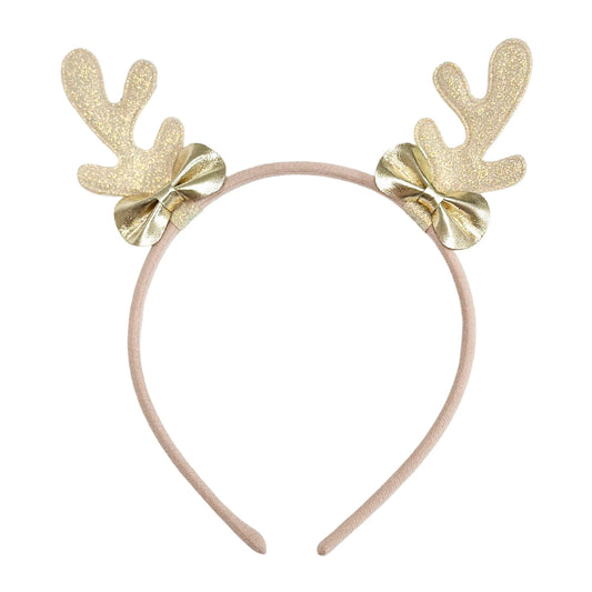 Frosted Shimmer Reindeer Headband