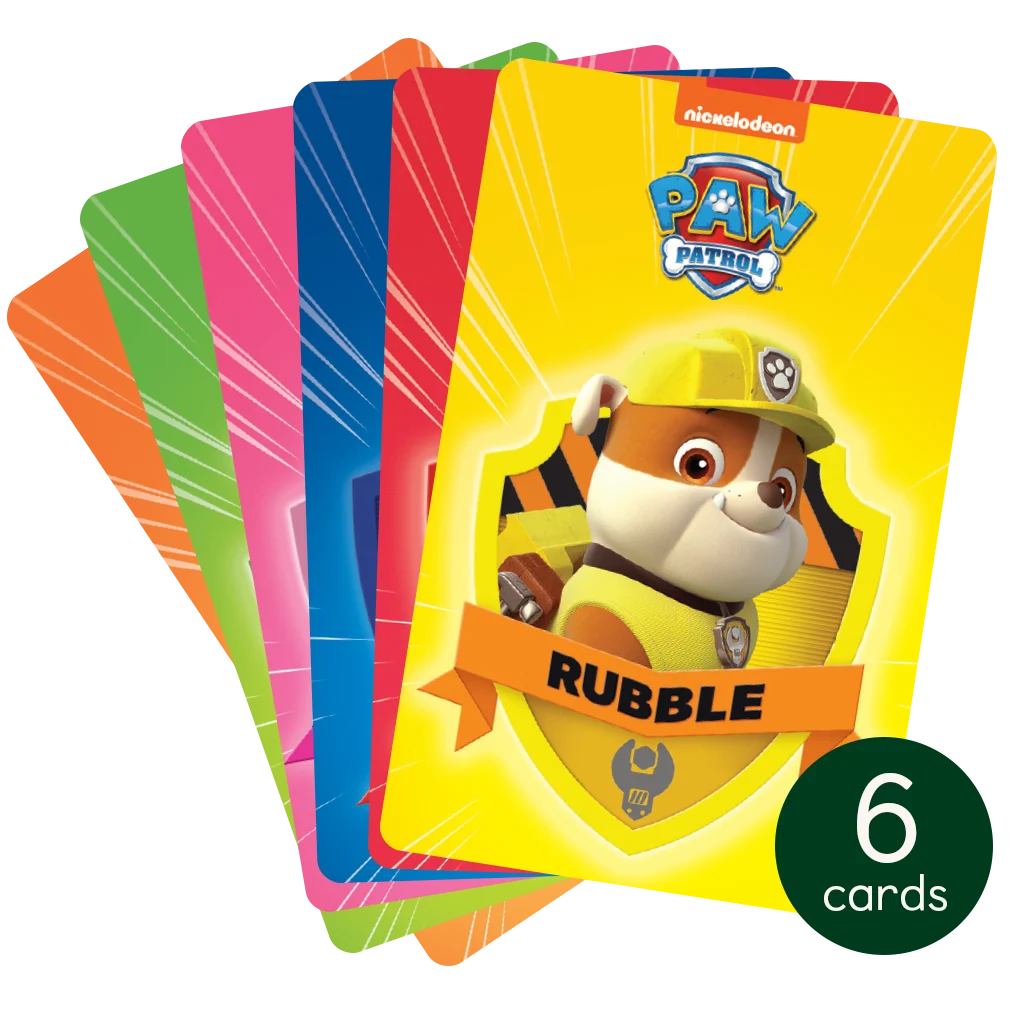 PAW Patrol Pup Pack (6 Cards)