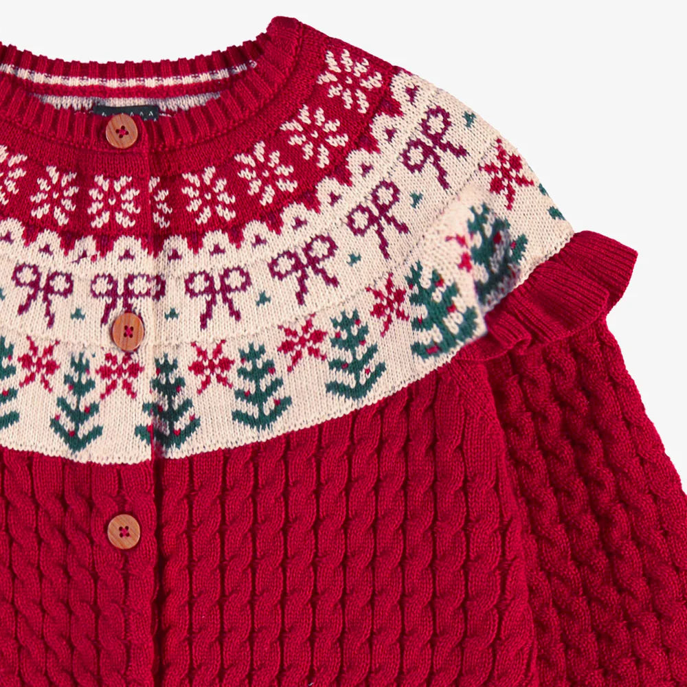 Holiday Knitted Cardigan