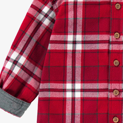 Red Plaid Button Up Flannel
