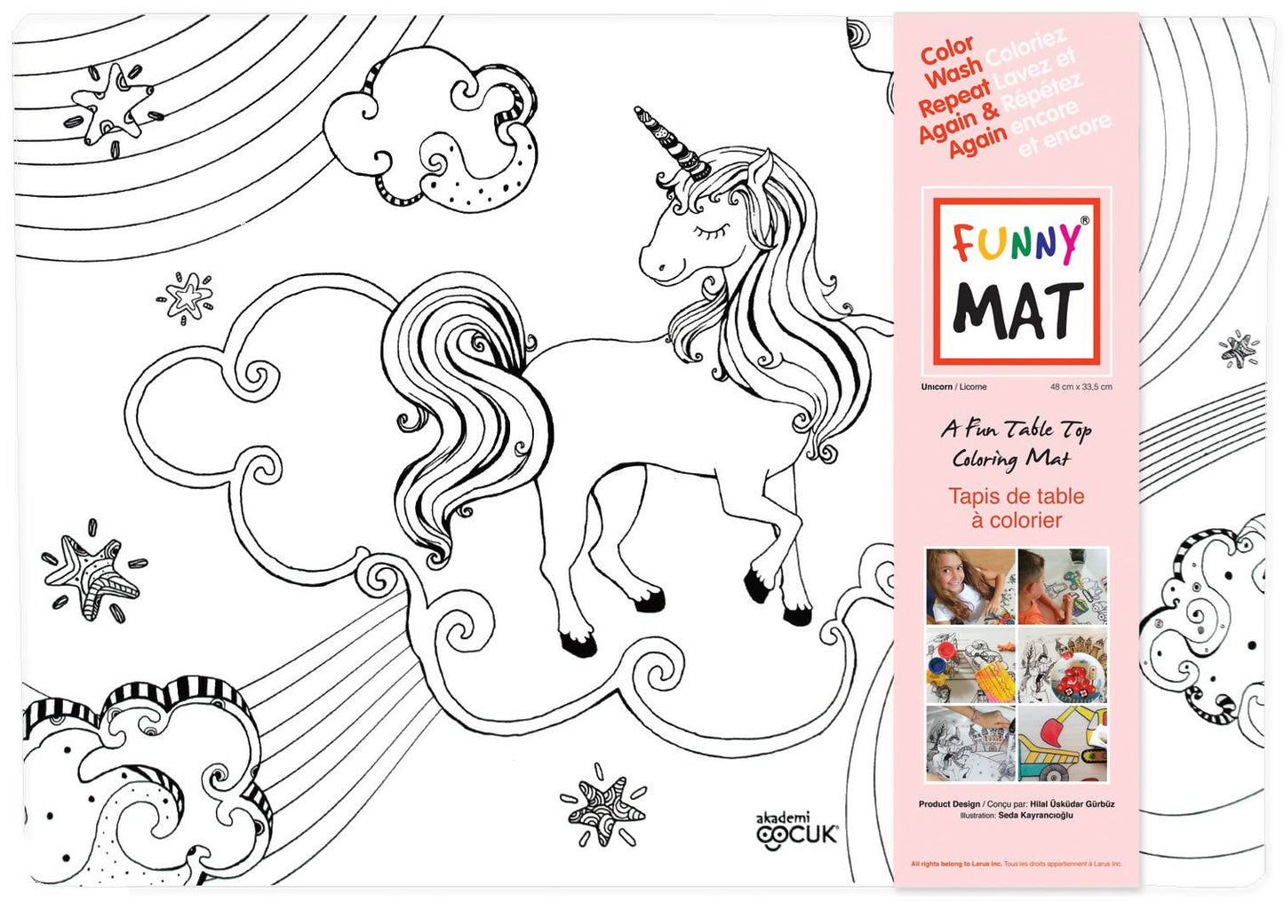 Unicorn Colouring Mat