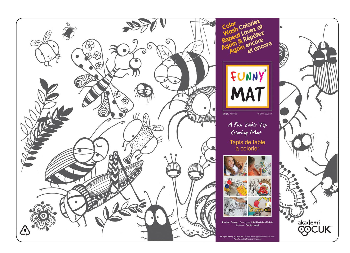 Bugs Colouring Mat