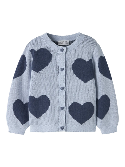 Blue Heart Knitted Sweater