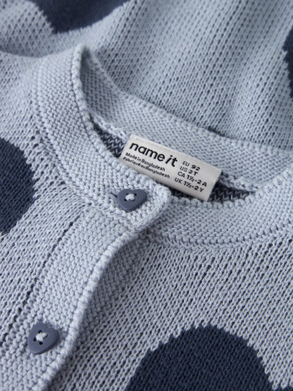 Blue Heart Knitted Sweater