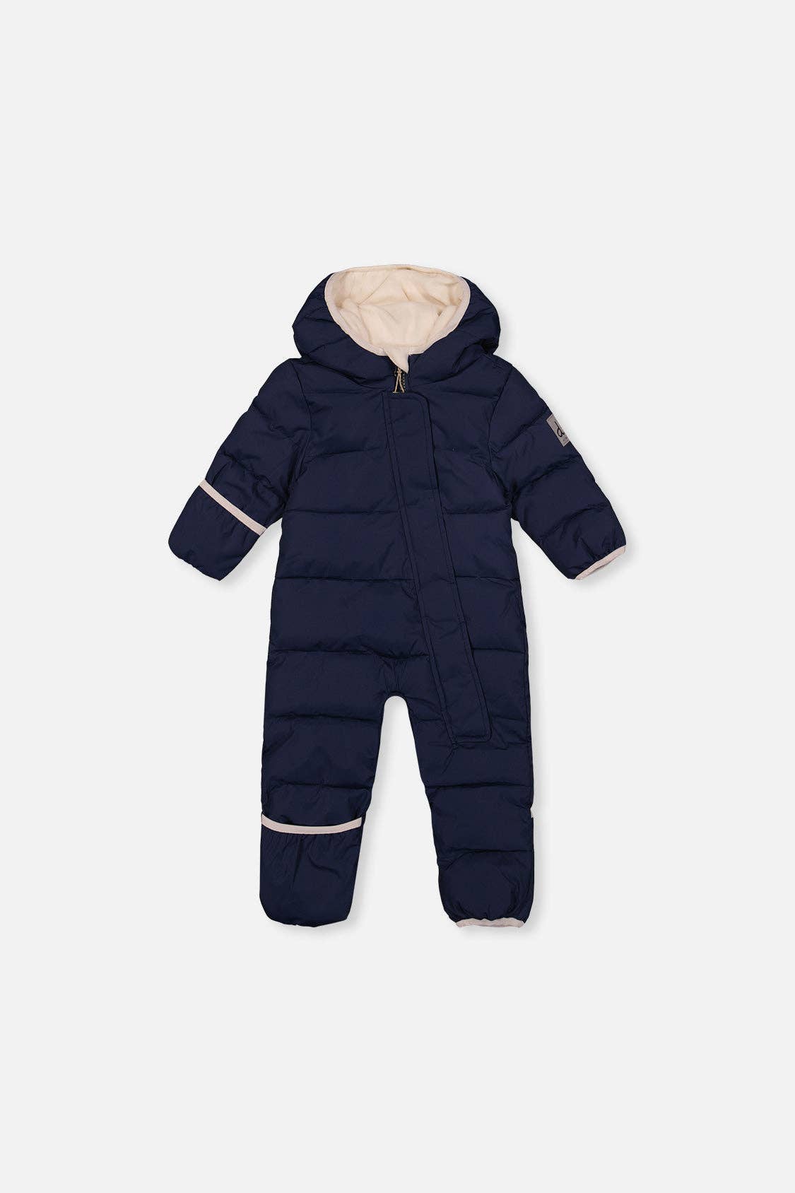 Baby Cloud One Piece Snowsuit Adapted For Car Seats Dark Blue