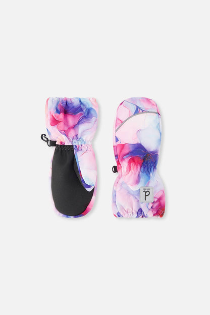 Play Winter Mittens Mauve Flower Print: 4/5