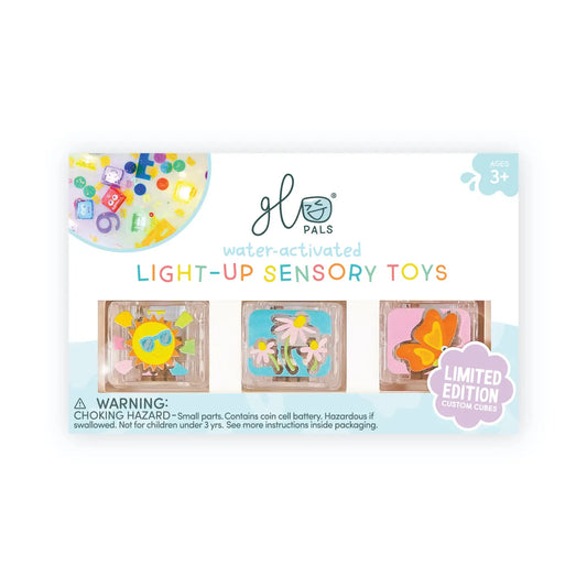 Flower Power 6-Pack Light Up Cubes