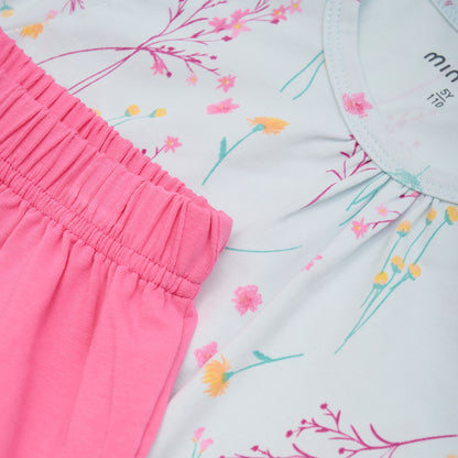 Floral 2 Piece with short Set