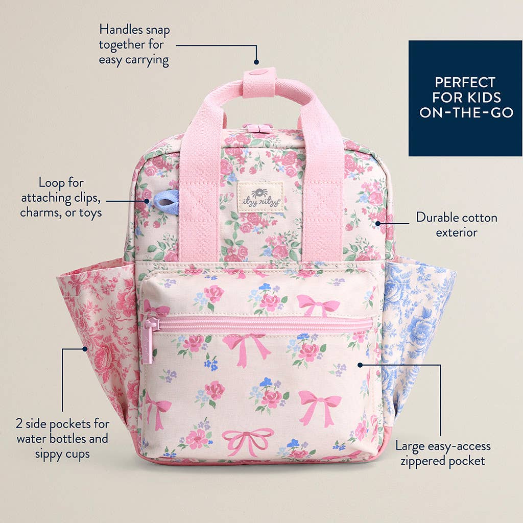 Ribbons & Roses Toddler Daycare Backpack