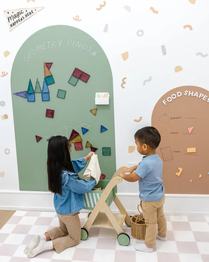 *NEW MAGIC GRIP BACKING* JUMBO Magic Playwall - Arch Magnetic Wall Decal for Kids