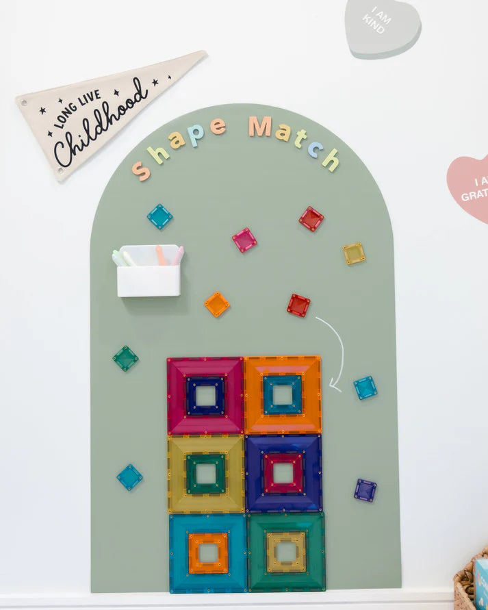 *NEW MAGIC GRIP BACKING* Magic Playwall - Original Arch Magnetic Wall Decal for Kids