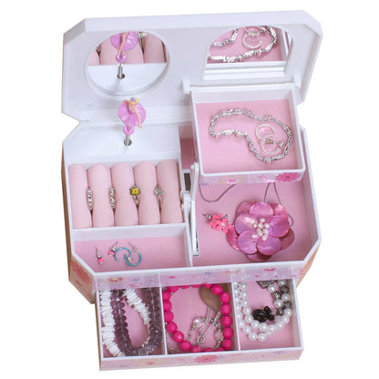 Hayley Girls Musical Ballerina Jewelry Box