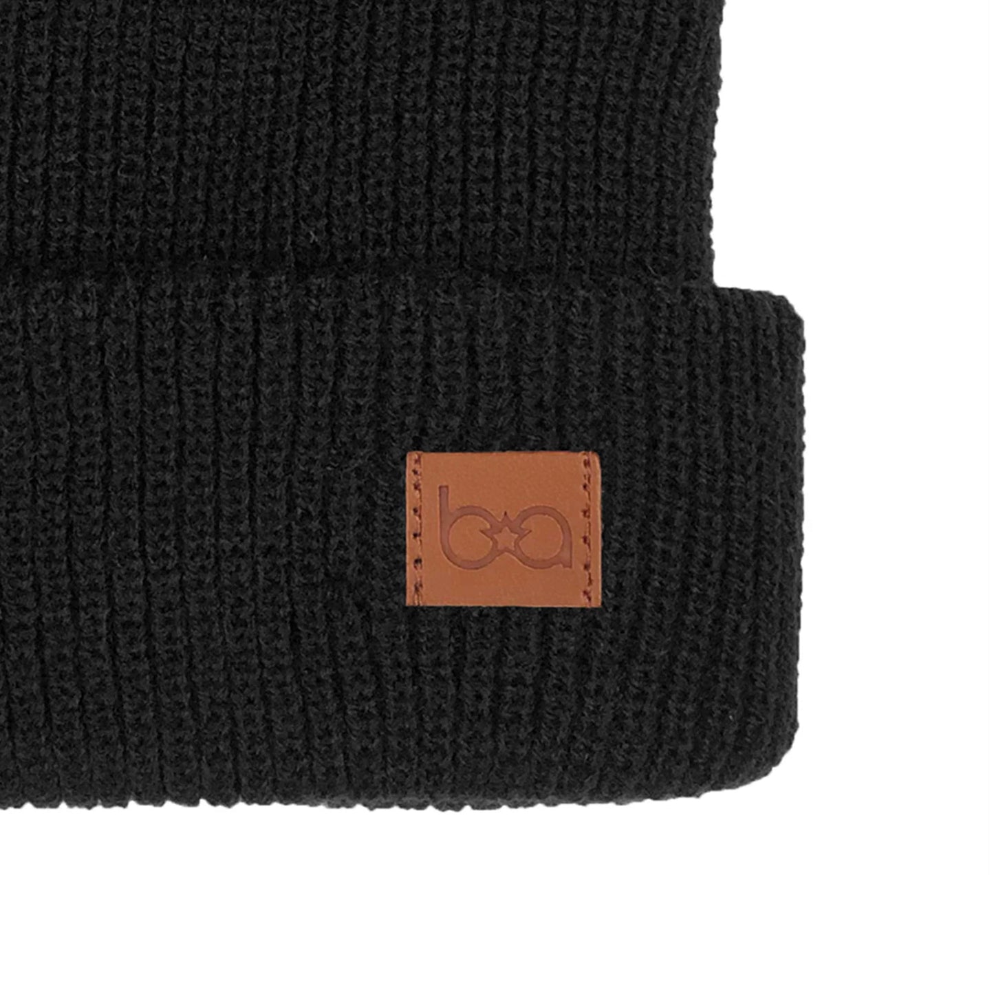 PomPom Toque - Black