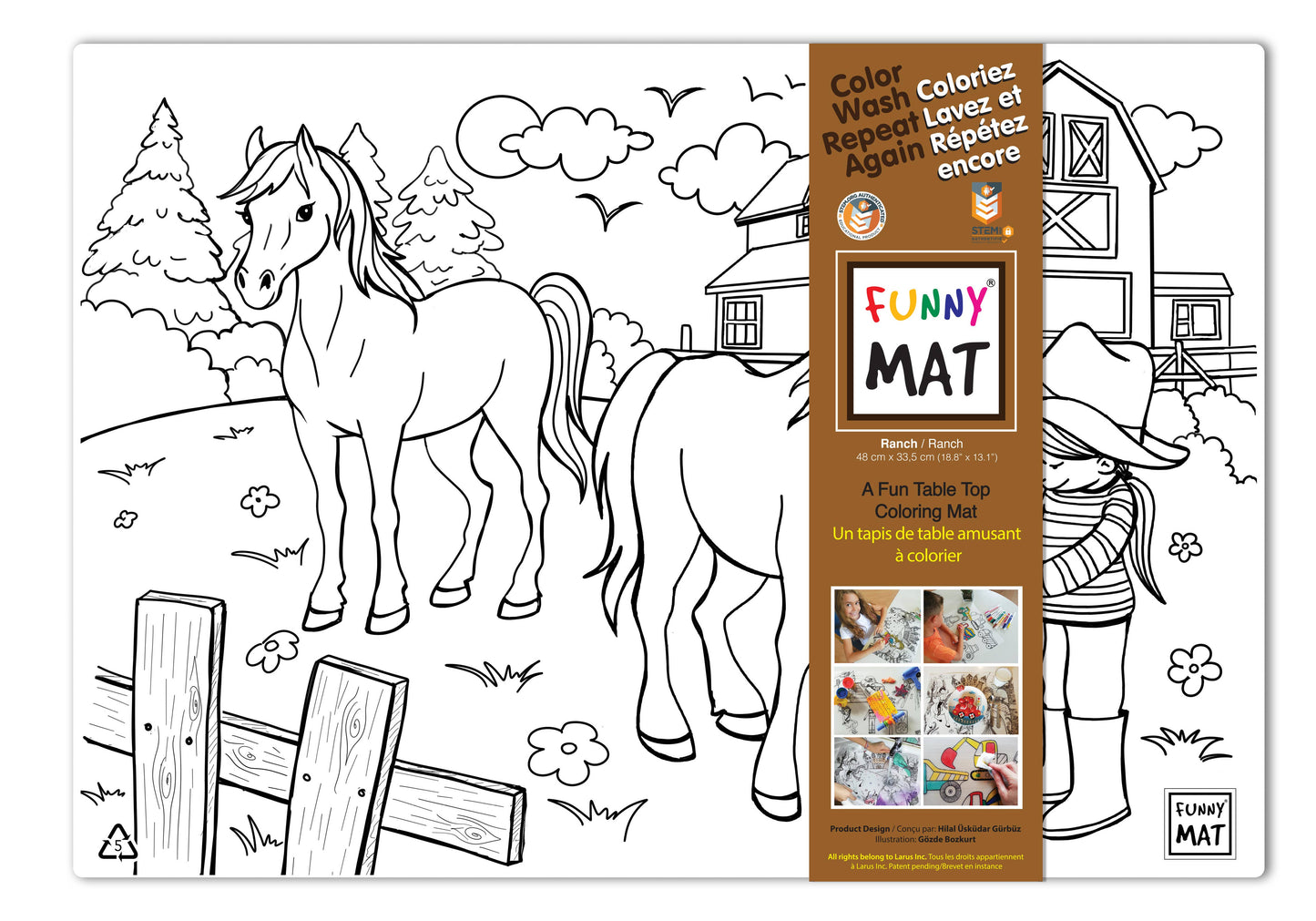 Ranch Colouring Mat