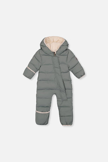 Baby Cloud One Piece Snowsuit Adapted For Car Seats Sage Green