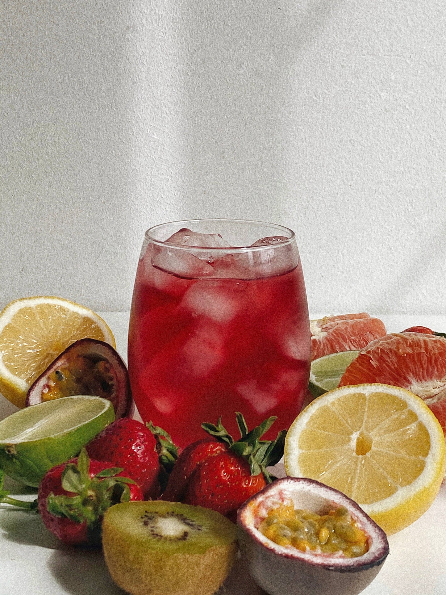 Rose Hibiscus Glow - Superfood Tea Blend: Glass Jar - 24 Cups