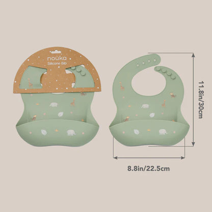 Silicone Bib - Meadow