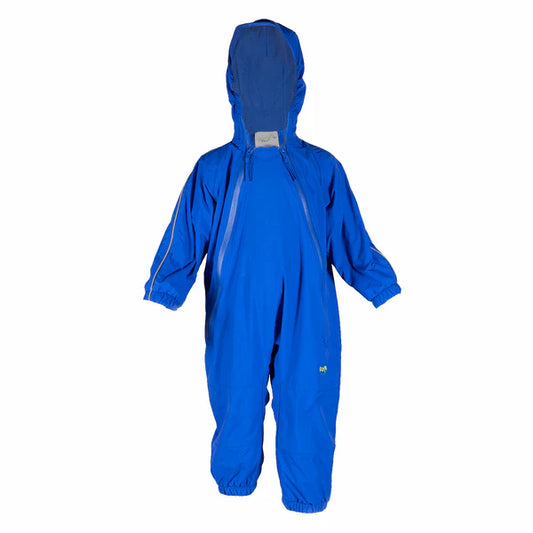 Royal Blue Fleece Lined Coverall Rain Snow and Mud Suit