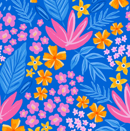 Shorty Sunsuit - Bloom Lagoon