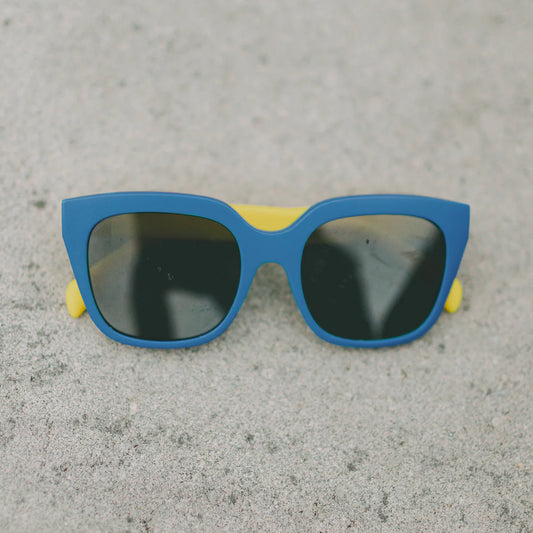 Sunglasses - Blue Yellow Colourblock