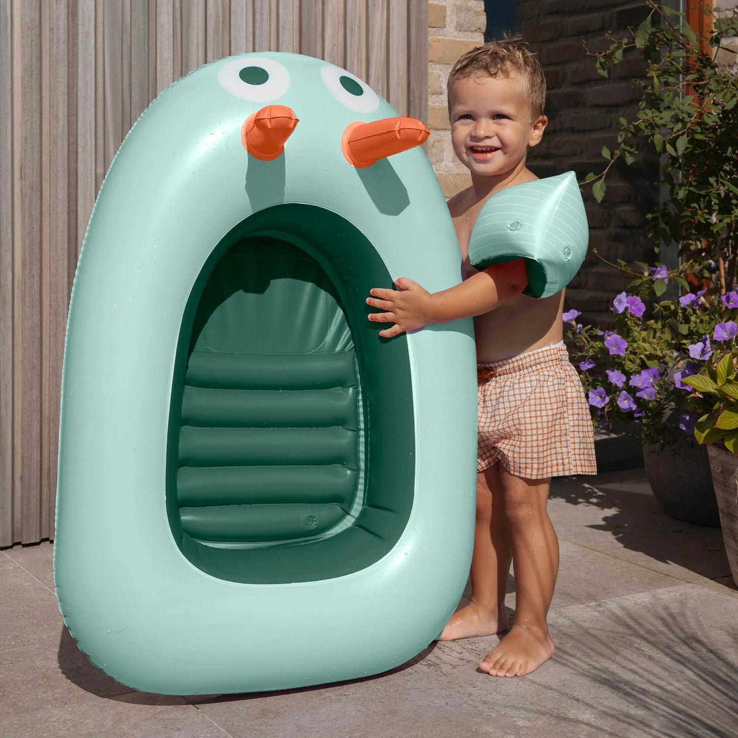Inflatable Boat Garden Green