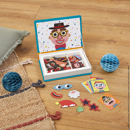 Boy's Crazy Faces Magnetibook