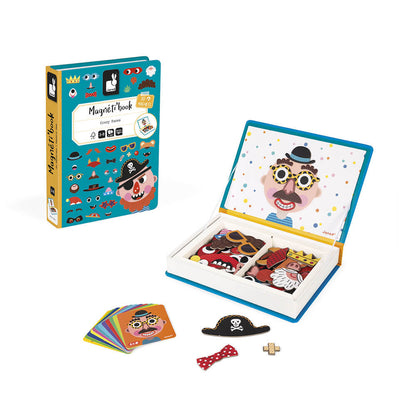 Boy's Crazy Faces Magnetibook