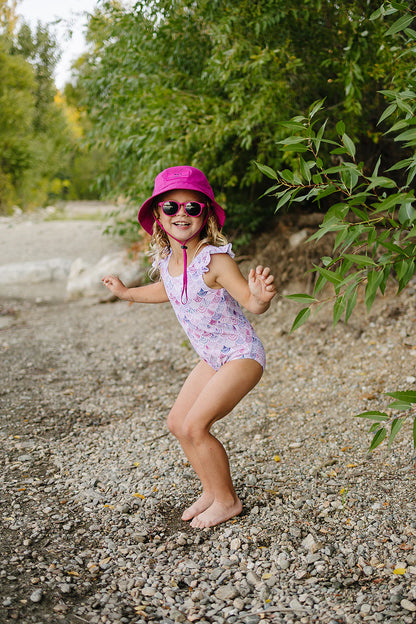 Hot Pink Waterproof Bucket Hat