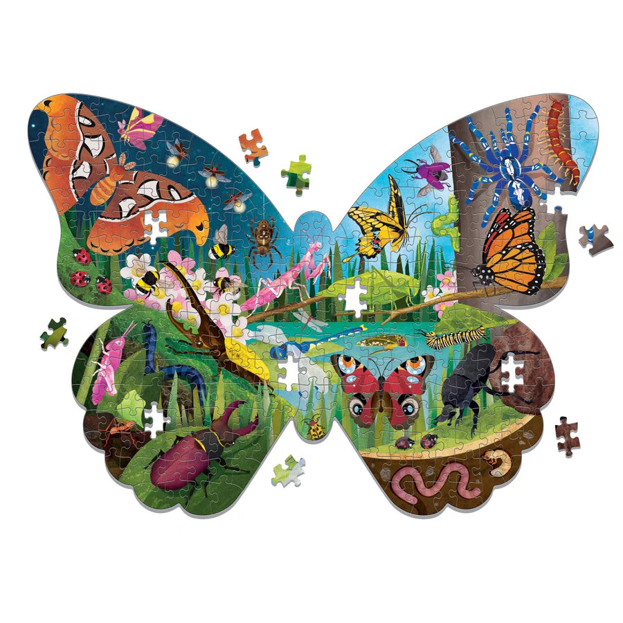 Bugs & Butterflies 300 Piece Shaped Scene Puzzle