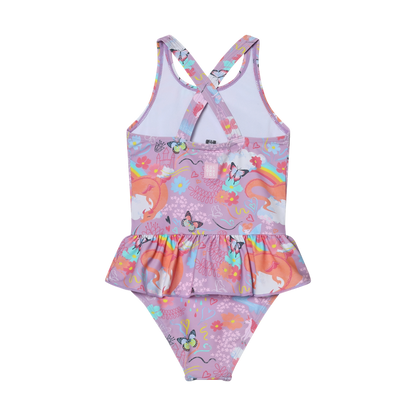 Butterfly/Unicorn Print One Piece Bathing Suit