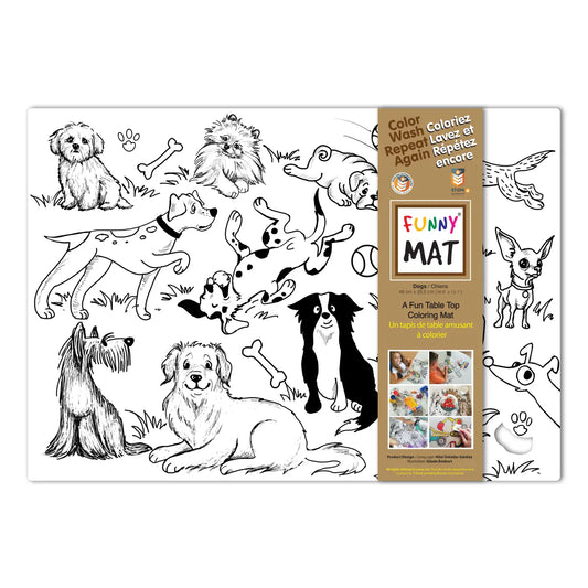 Dogs Colouring Mat