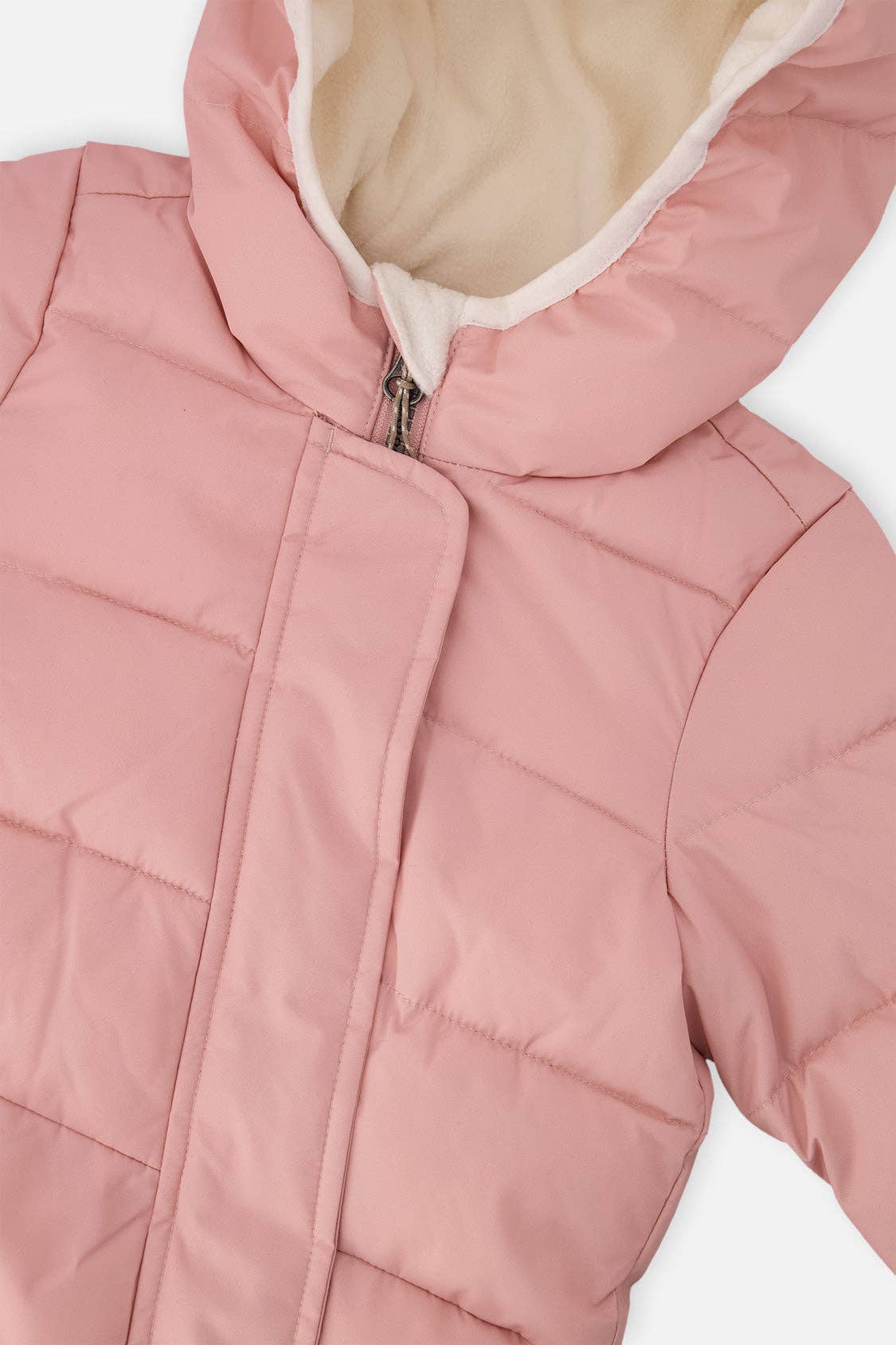 Baby Cloud One Piece Snowsuit Pale Dusty Pink: 9m