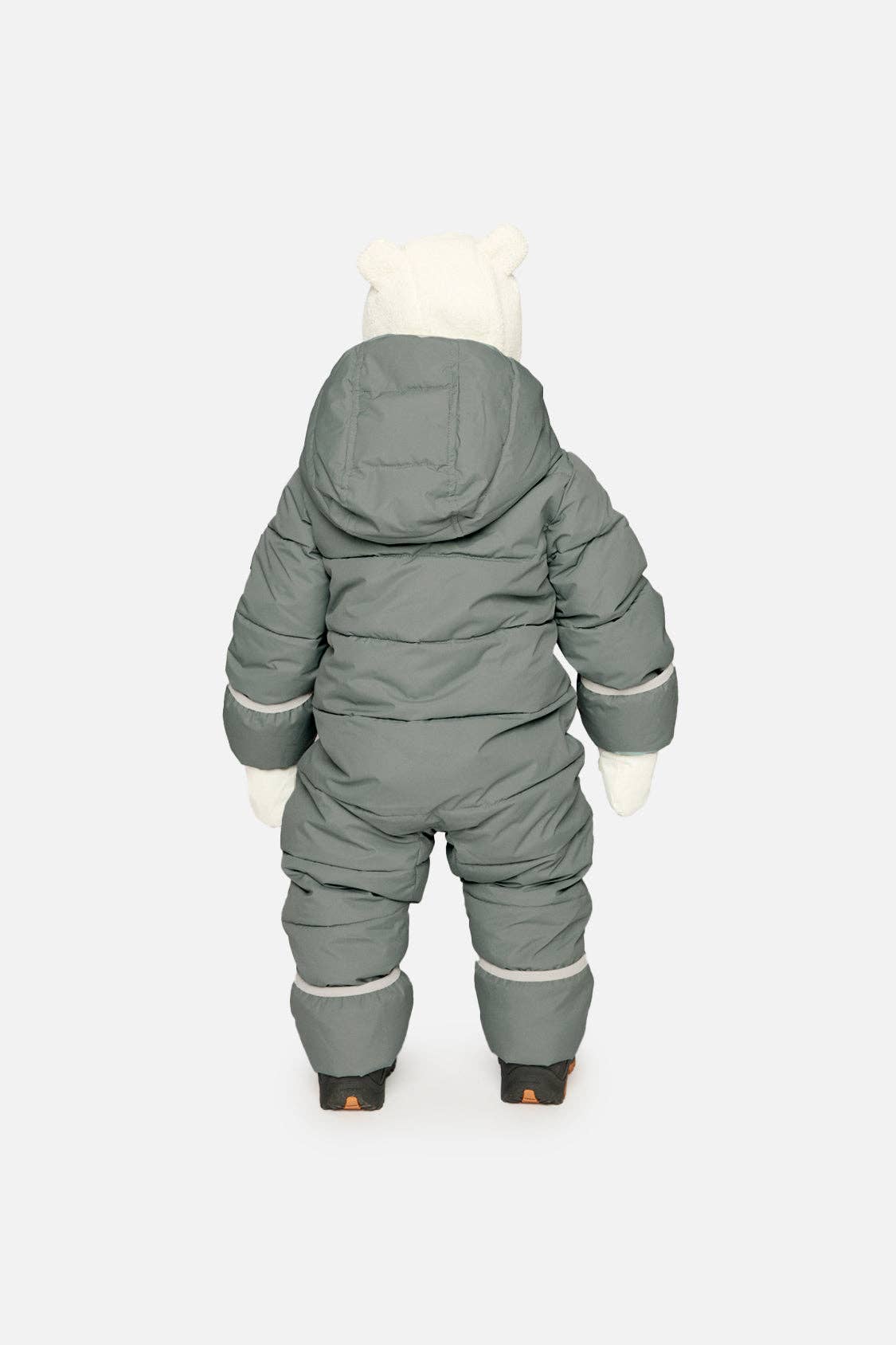 Baby Cloud One Piece Snowsuit Adapted For Car Seats Sage Green