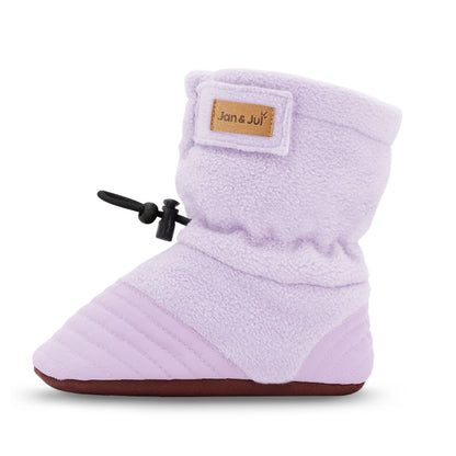 Lavender - Baby Stay-Put Cozy Booties