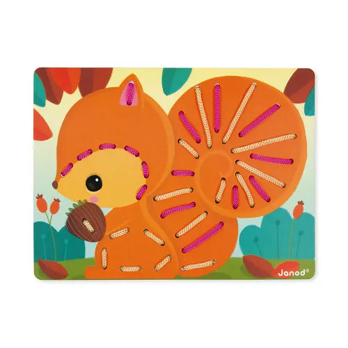Animals Lacing cards