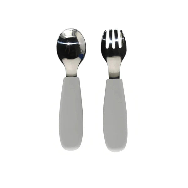 Toddler Cutlery Set - Light Storm