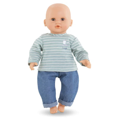 Pants & Stripe Shirt