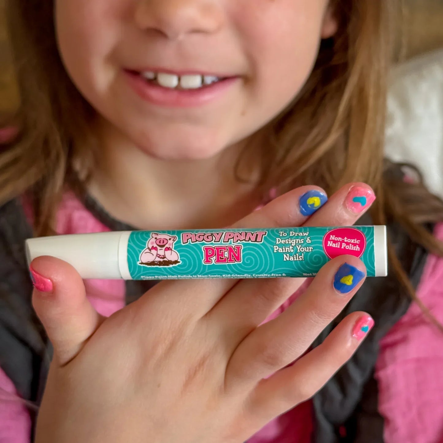 Twirly Teal Piggy Paint Pen