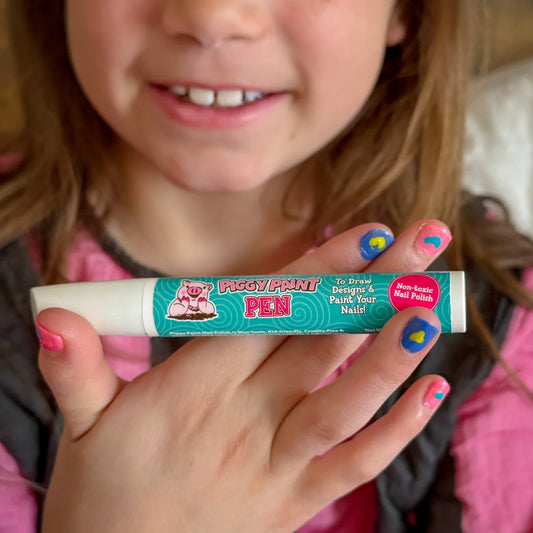 Twirly Teal Piggy Paint Pen