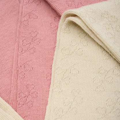 Oatmeal/Pink Tights