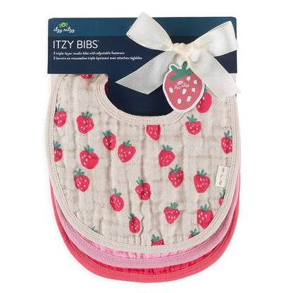 Strawberry & Cream Bib 3pack