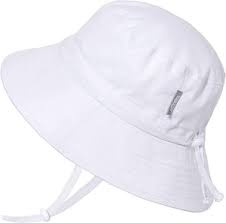 Cotton Bucket Hats | White