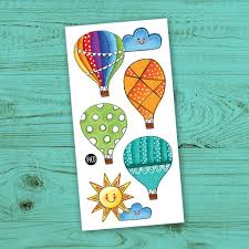 Hot Air Balloon Tattoos