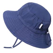 Navy Cotton Bucket Hat