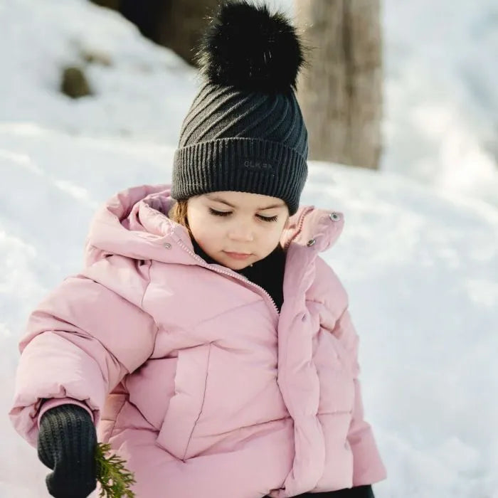 Soft Touch Knit Hat - Black Ink