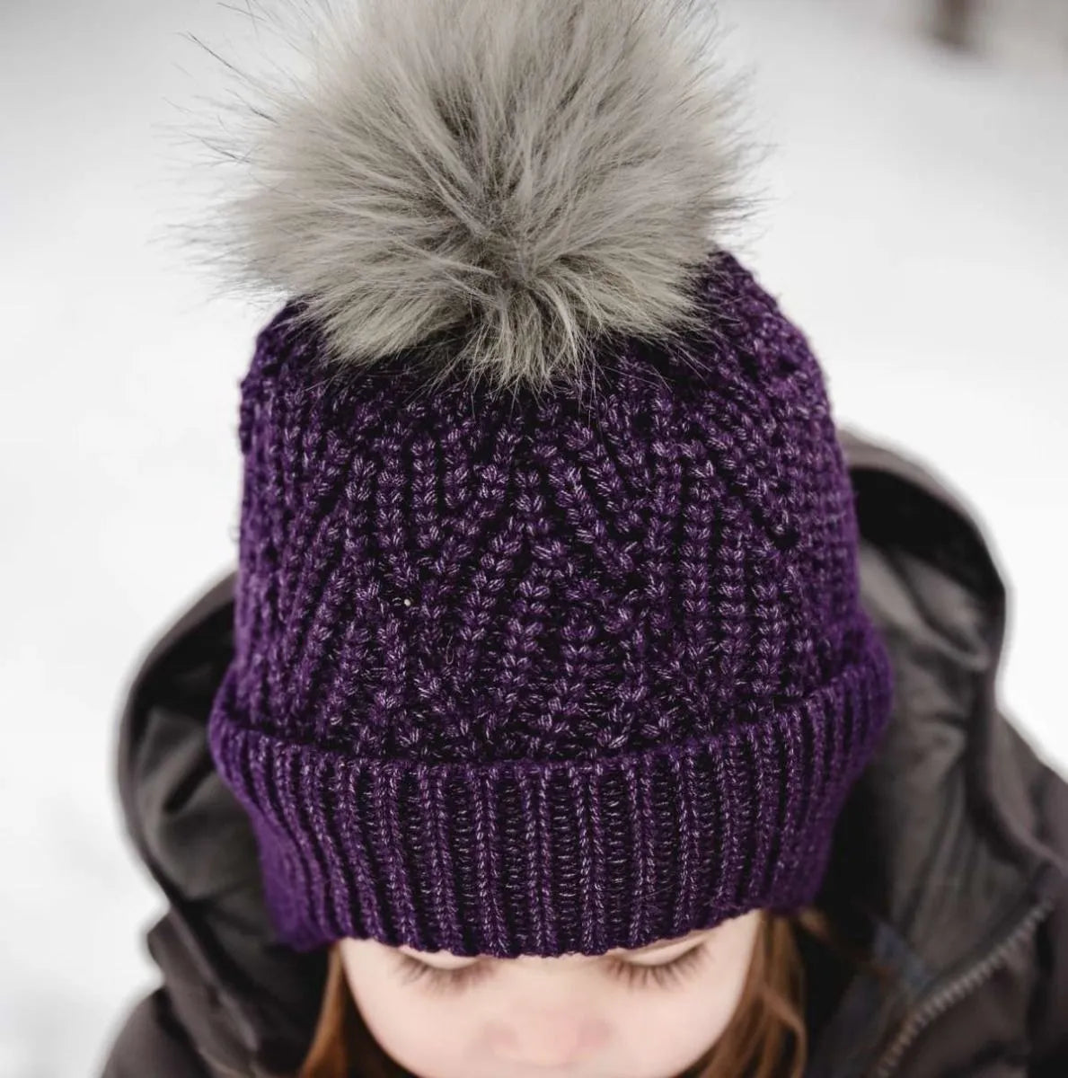 Blackberry Knit Windproof Hat