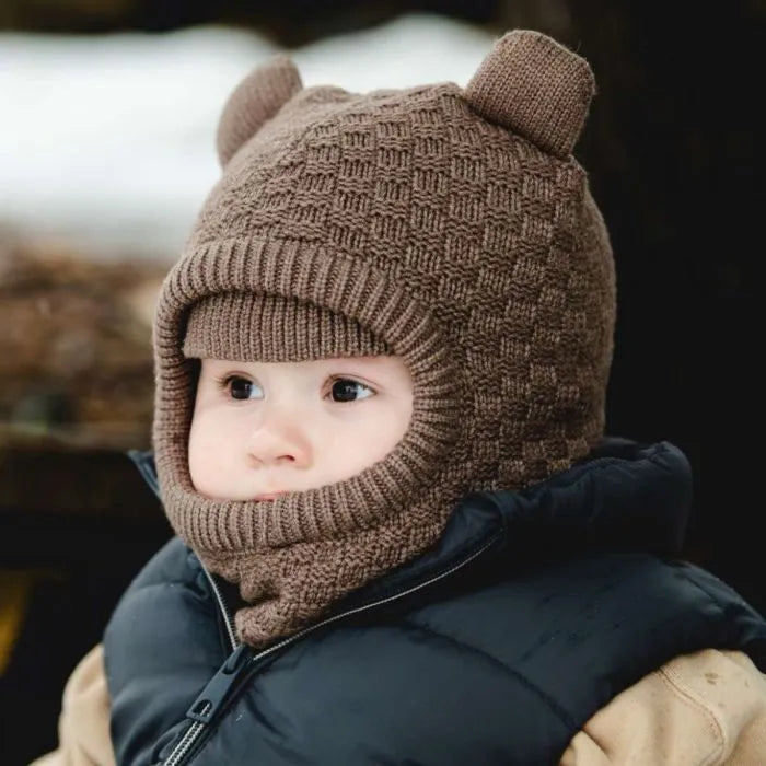 Knit Balaclava - Wood (9-24 Months)