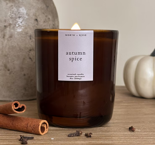 Autumn Spice 8oz Scented Soy Candle