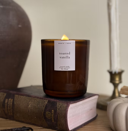 Toasted Vanilla 8oz Scented Soy Candle