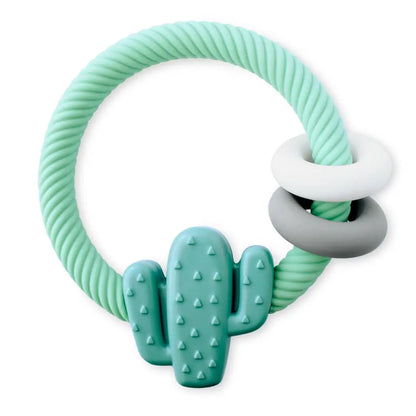 Cactus Ritzy Rattle™ Silicone Teether Rattles